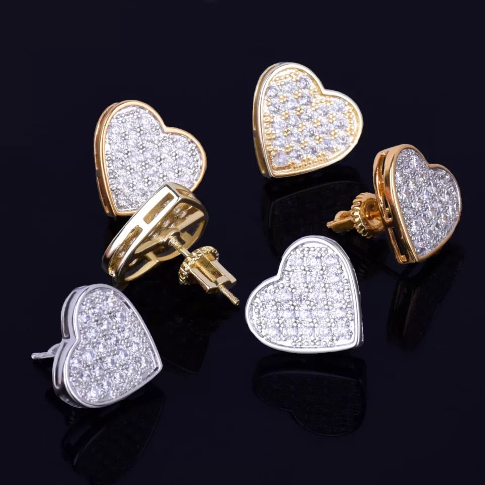Heart earrings