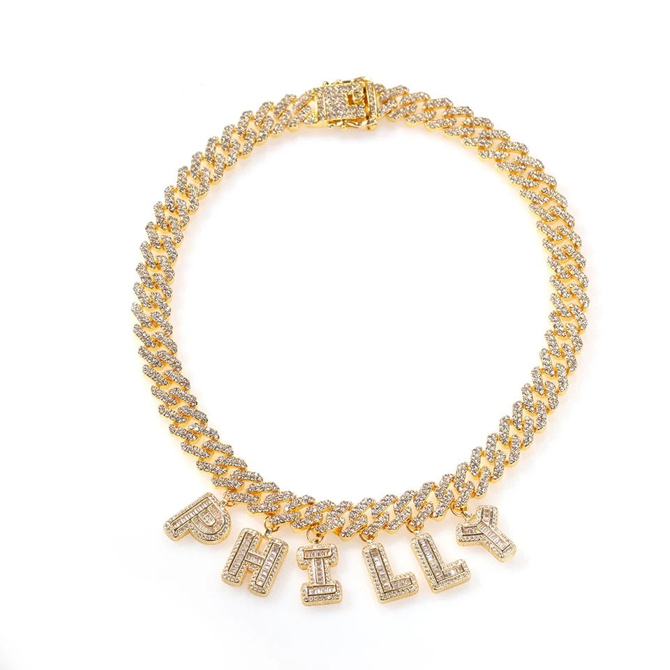 Cuban charm necklace