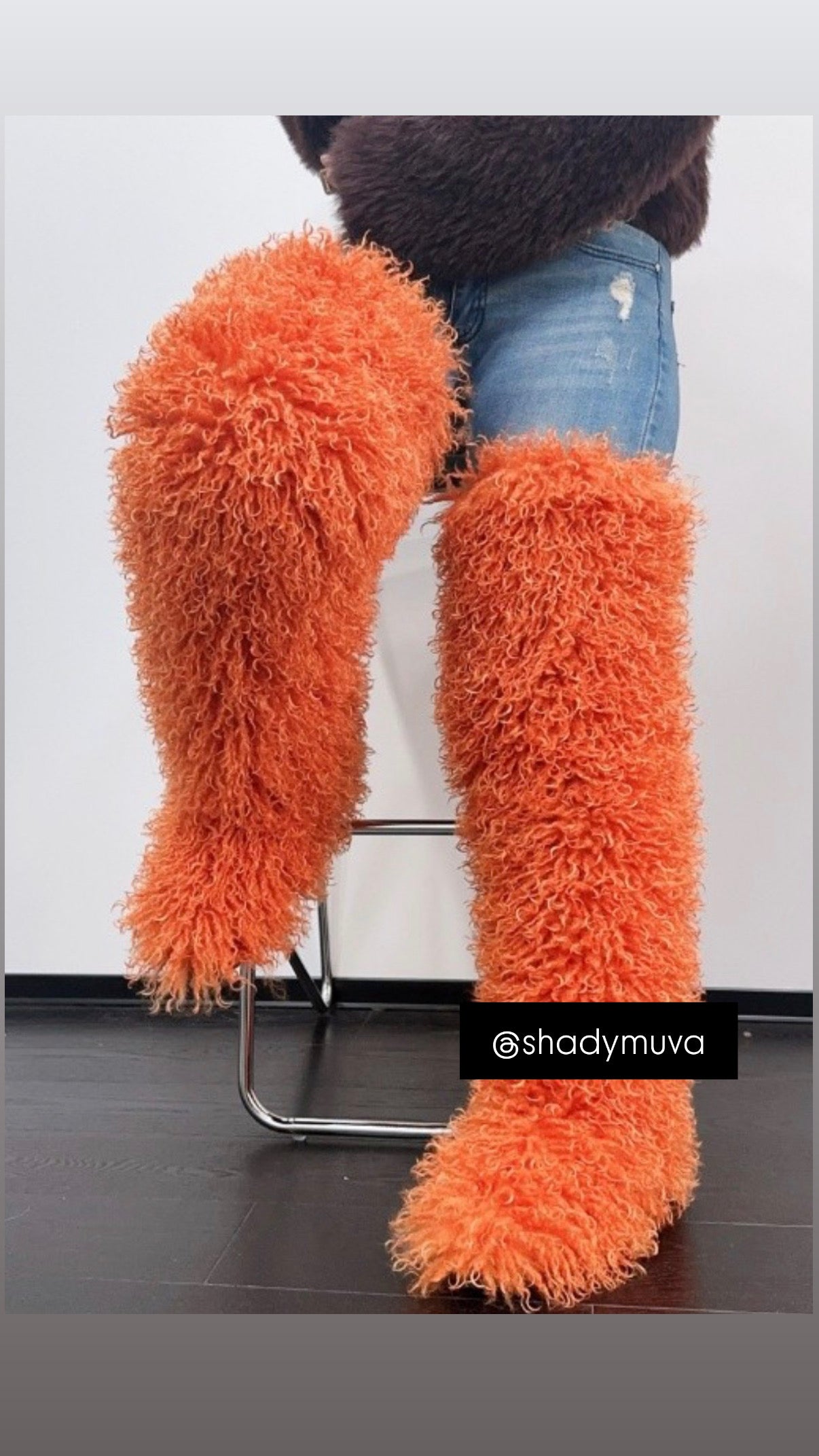 Y2K fur boots