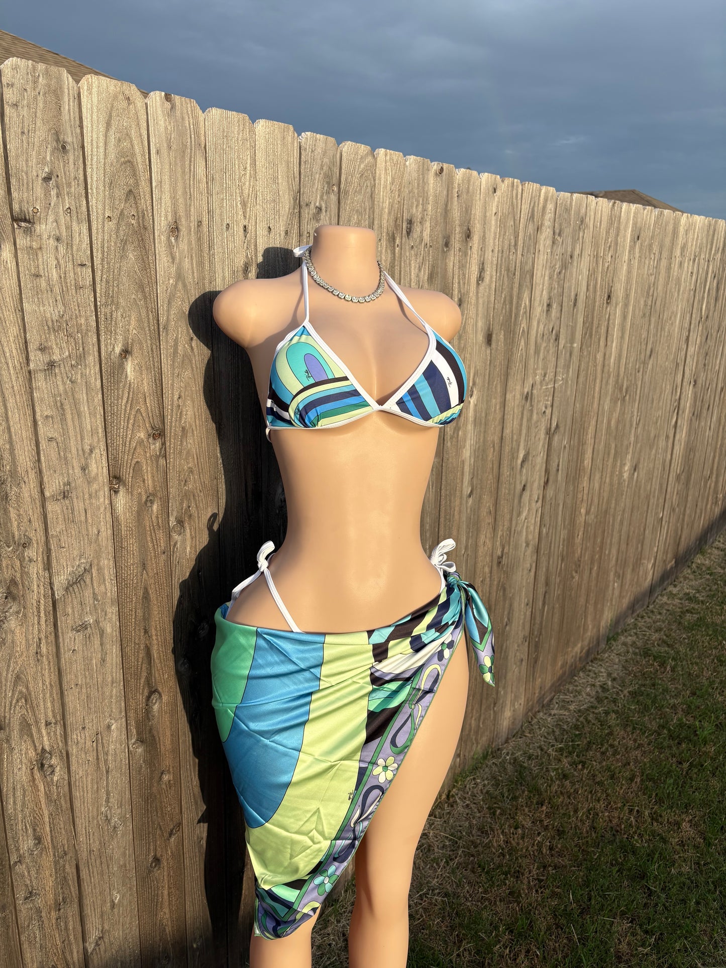 “Pucci” 3 pc swimsuit