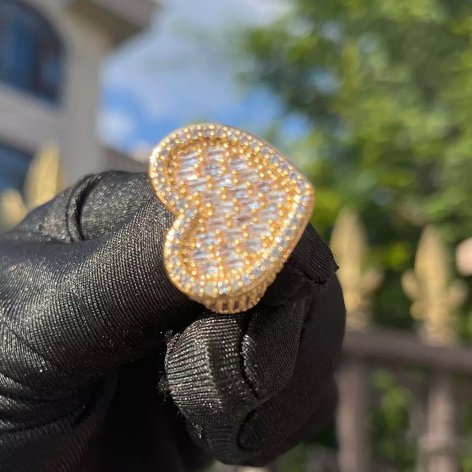 “Baguette Heart” ring