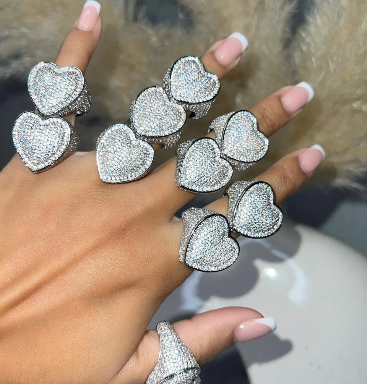 “Chunky Heart” ring
