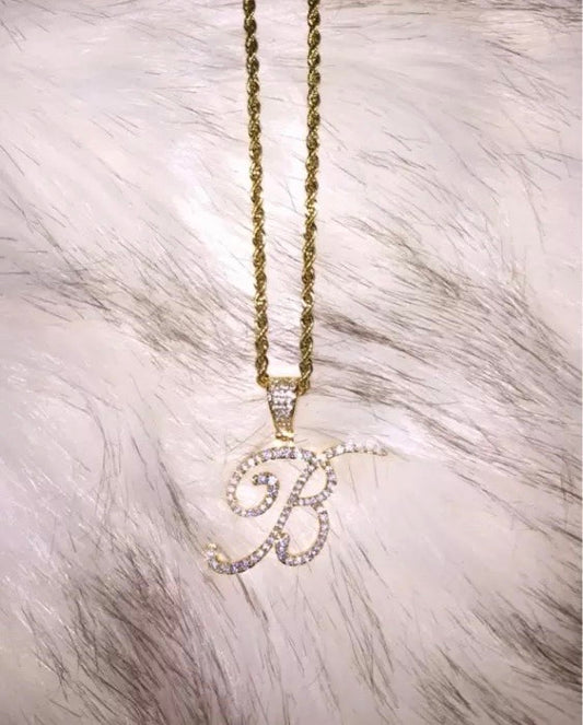 Cursive font (rope chain)
