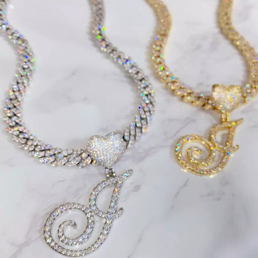 Cursive Initial Pendant