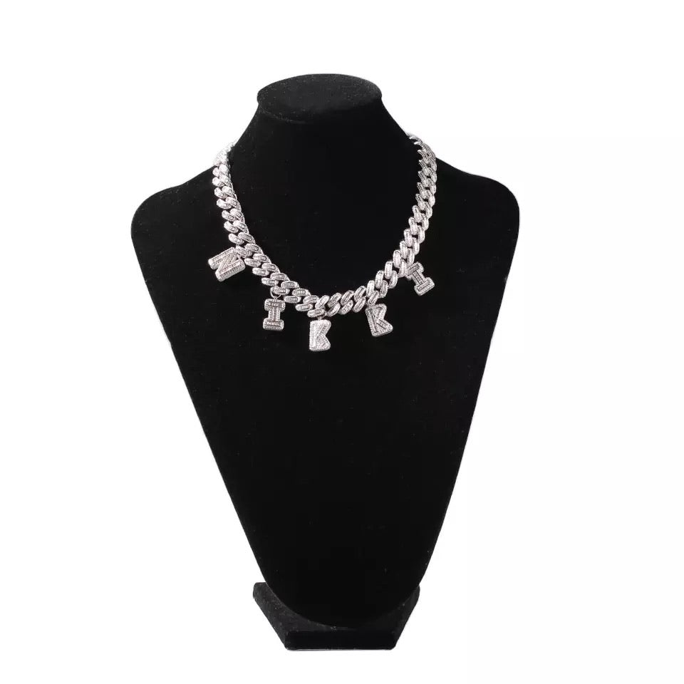 Cuban charm necklace