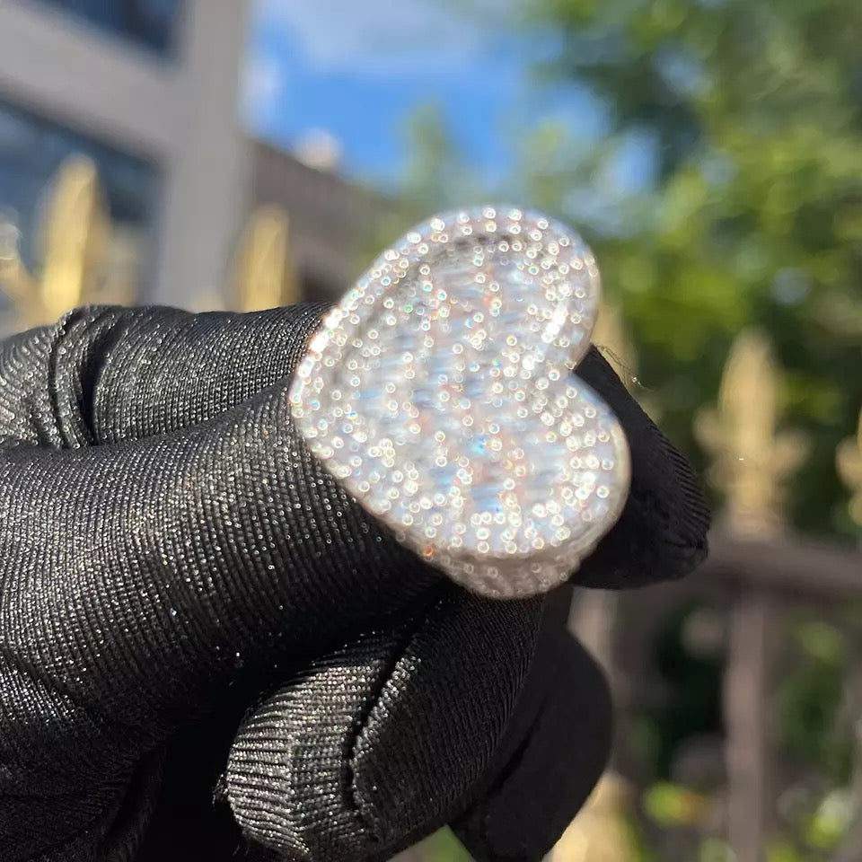 “Baguette Heart” ring