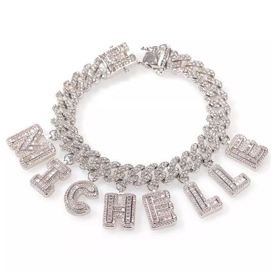 Cuban charm bracelet
