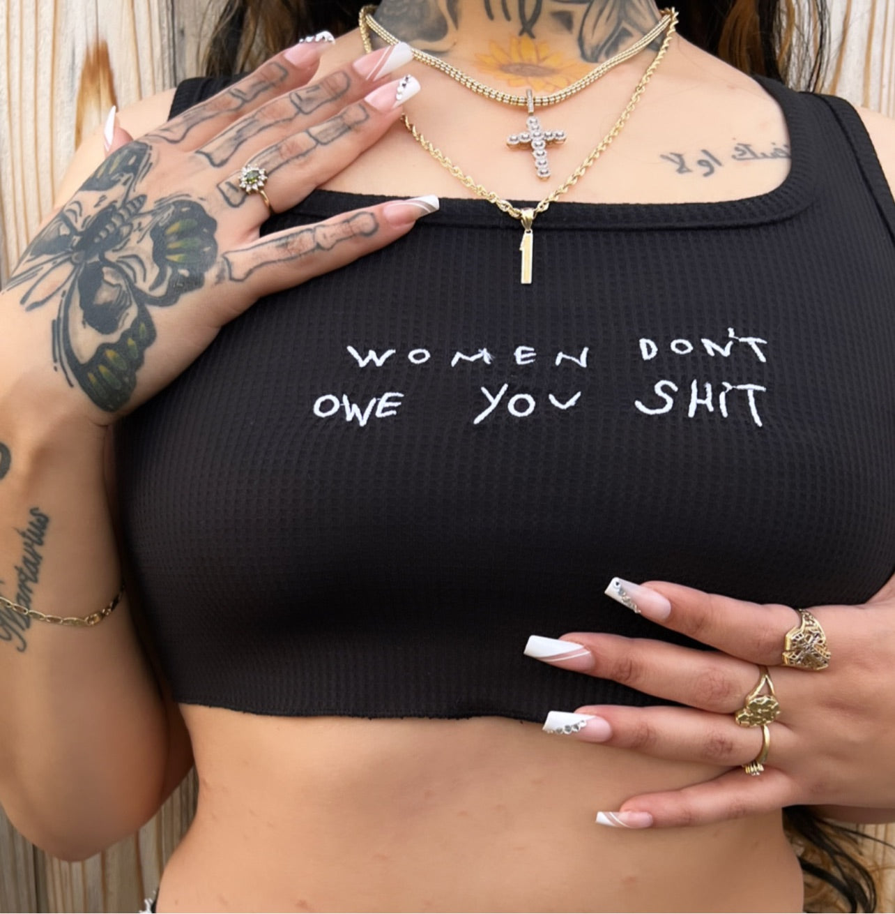 “Feminine” top