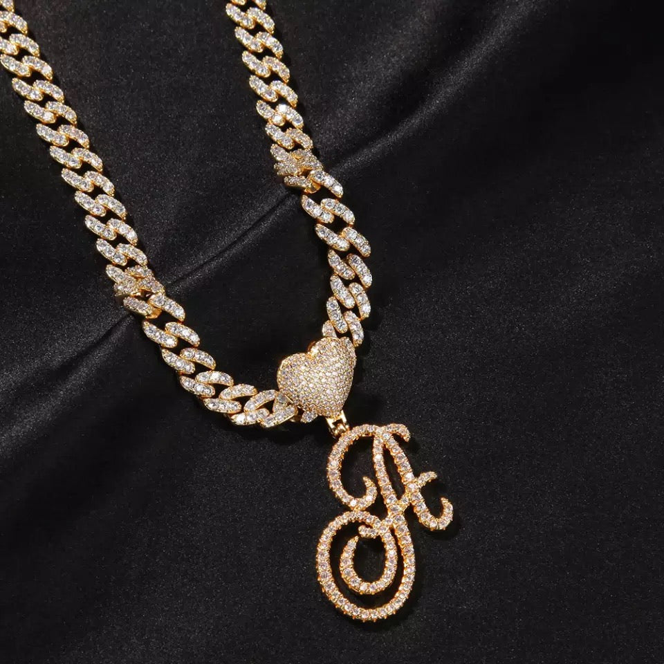Cursive Initial Pendant