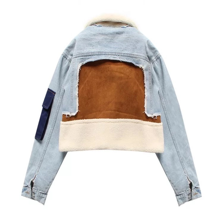 Patch Denim Jacket