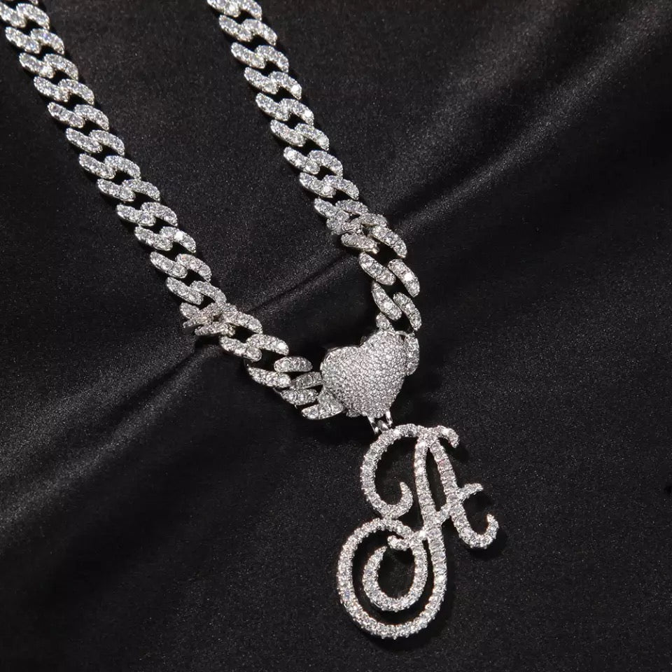 Cursive Initial Pendant
