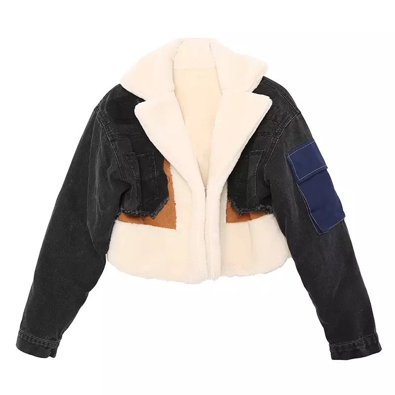 Patch Denim Jacket