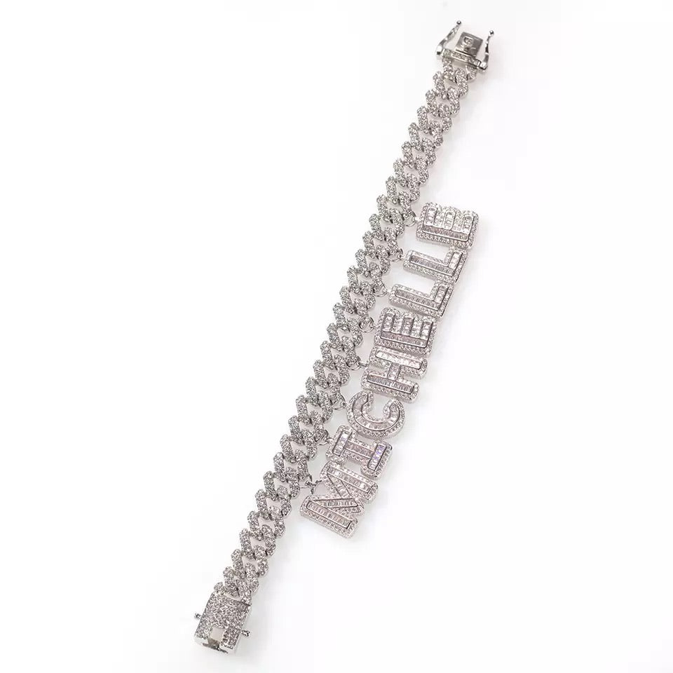 Cuban charm bracelet